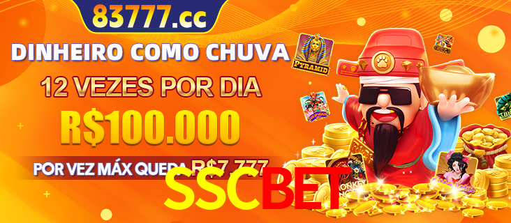 Banner do programa de recompensas Recomende para amigos do SSCBET, detalhando os bônus por convidar amigos, com prêmios que chegam a R$288.888.